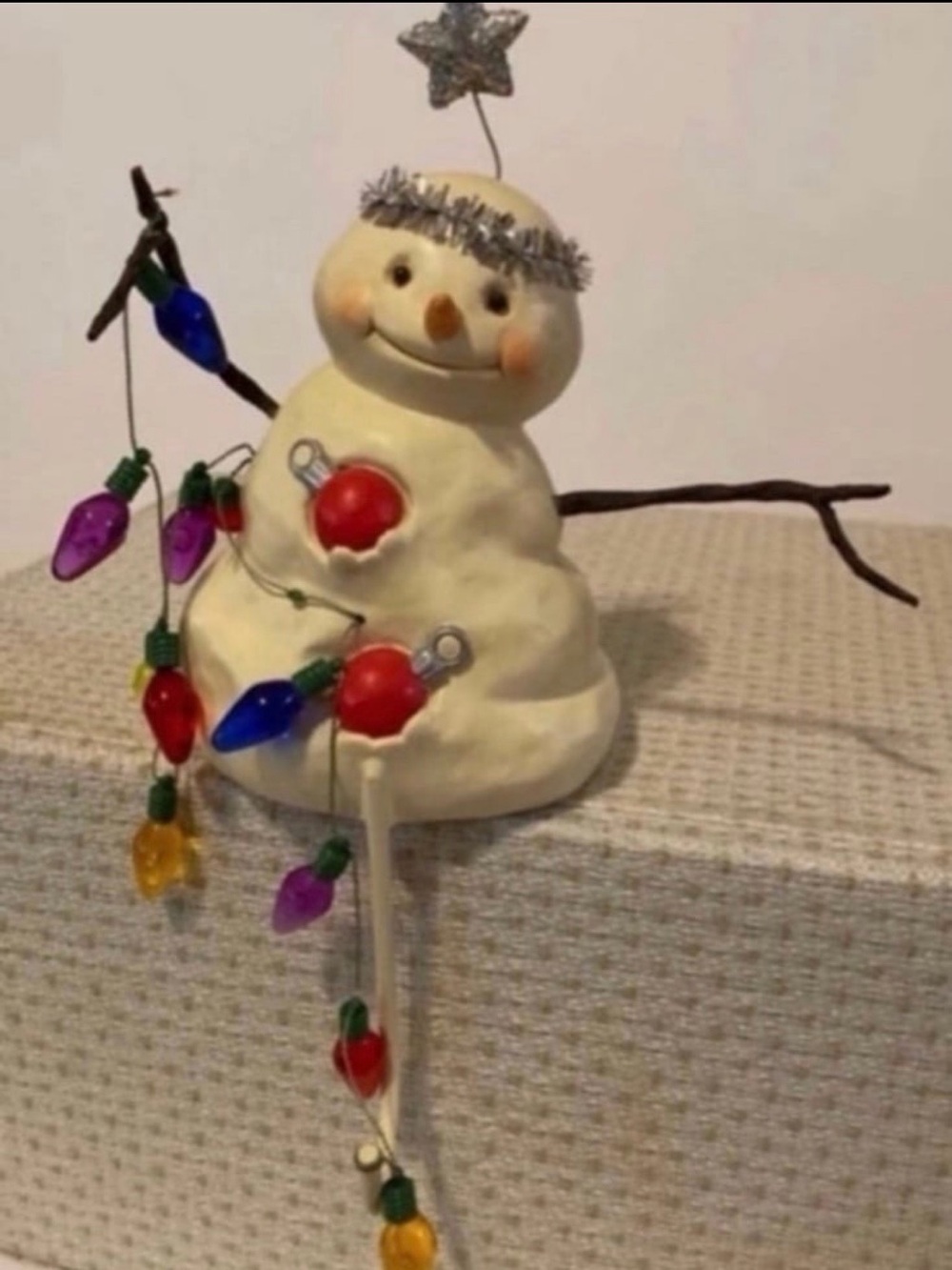 Snowmen of Mitford JC Christmas Stocking Hanger Snowman